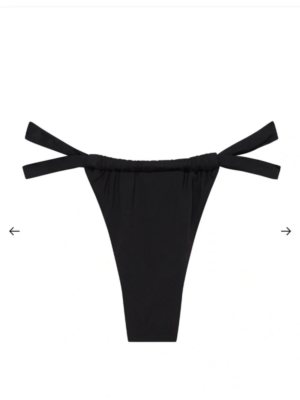 Monday Swimwear Black Two-Piece Bikini Set